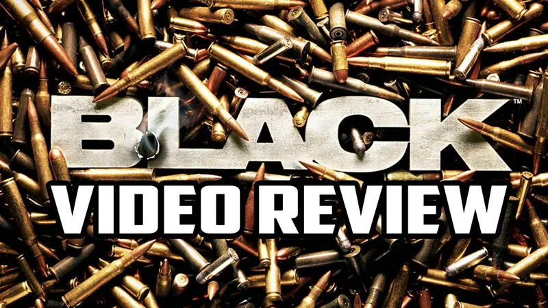 BLACK gameplay in a 2006 shooter classics video feature