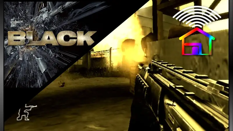 BLACK gameplay footage from a long-form shooter video essay