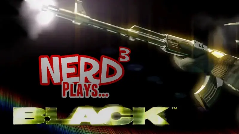 BLACK gameplay footage from a French retro gaming stream